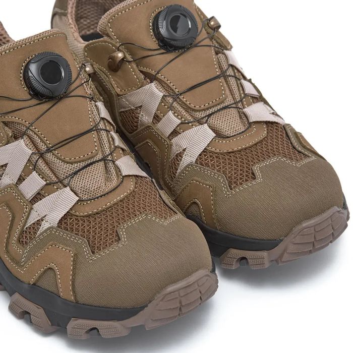 Тактичні кросівки з автошнуровкою чоловічі тактические кроссовки койот