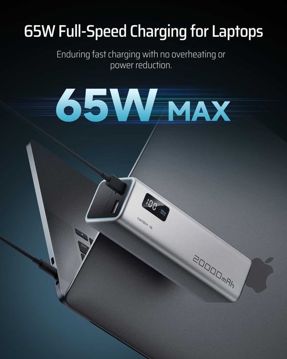 CUKTECH 15 SE Power Bank - 85W, 20 000 mAh - Швидка зарядка
