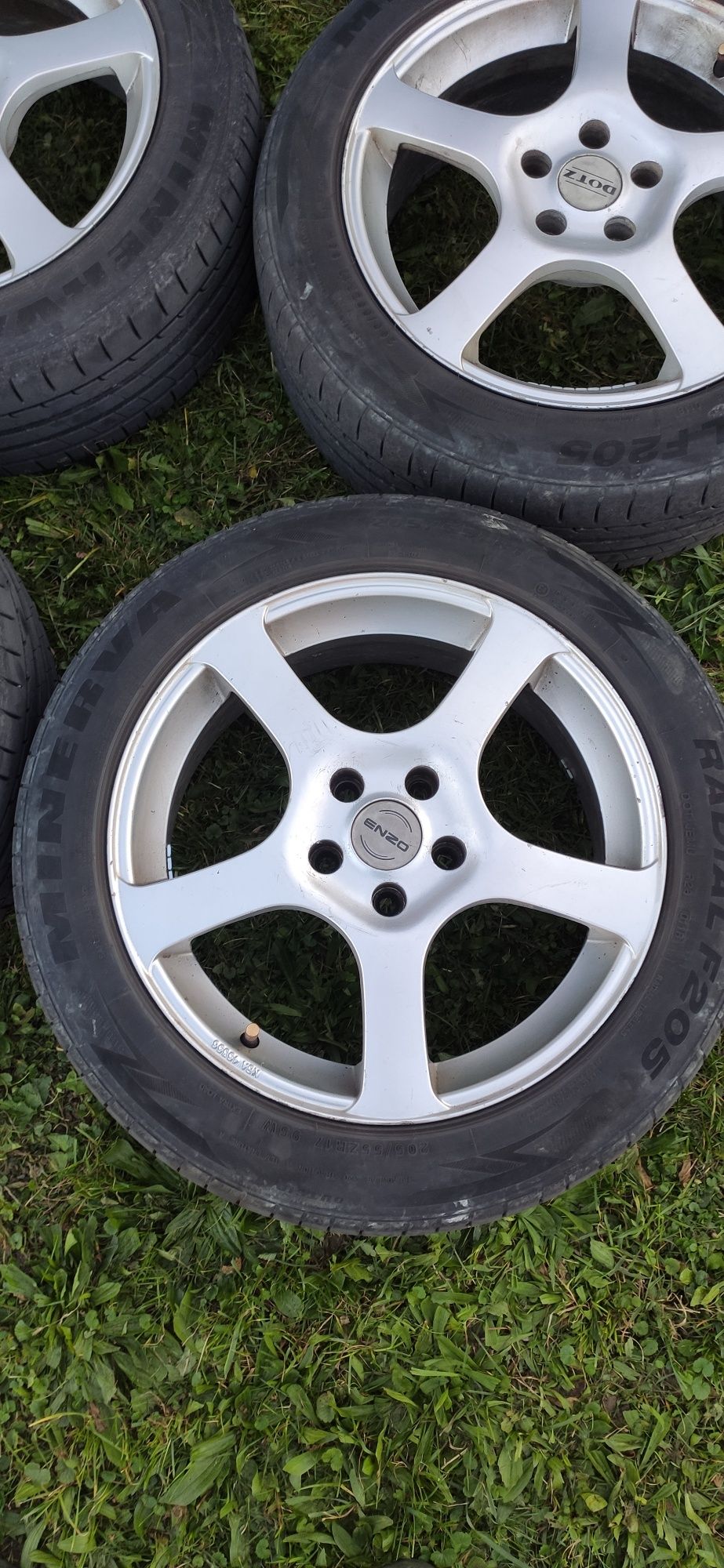Alufelgi 5x110 R17 205/55 opony letnie minerva Alfa Romeo Saab Fiat