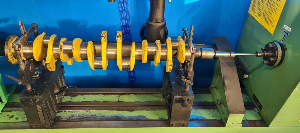 Wyważarka do wałów korbowych i elementów wirujących