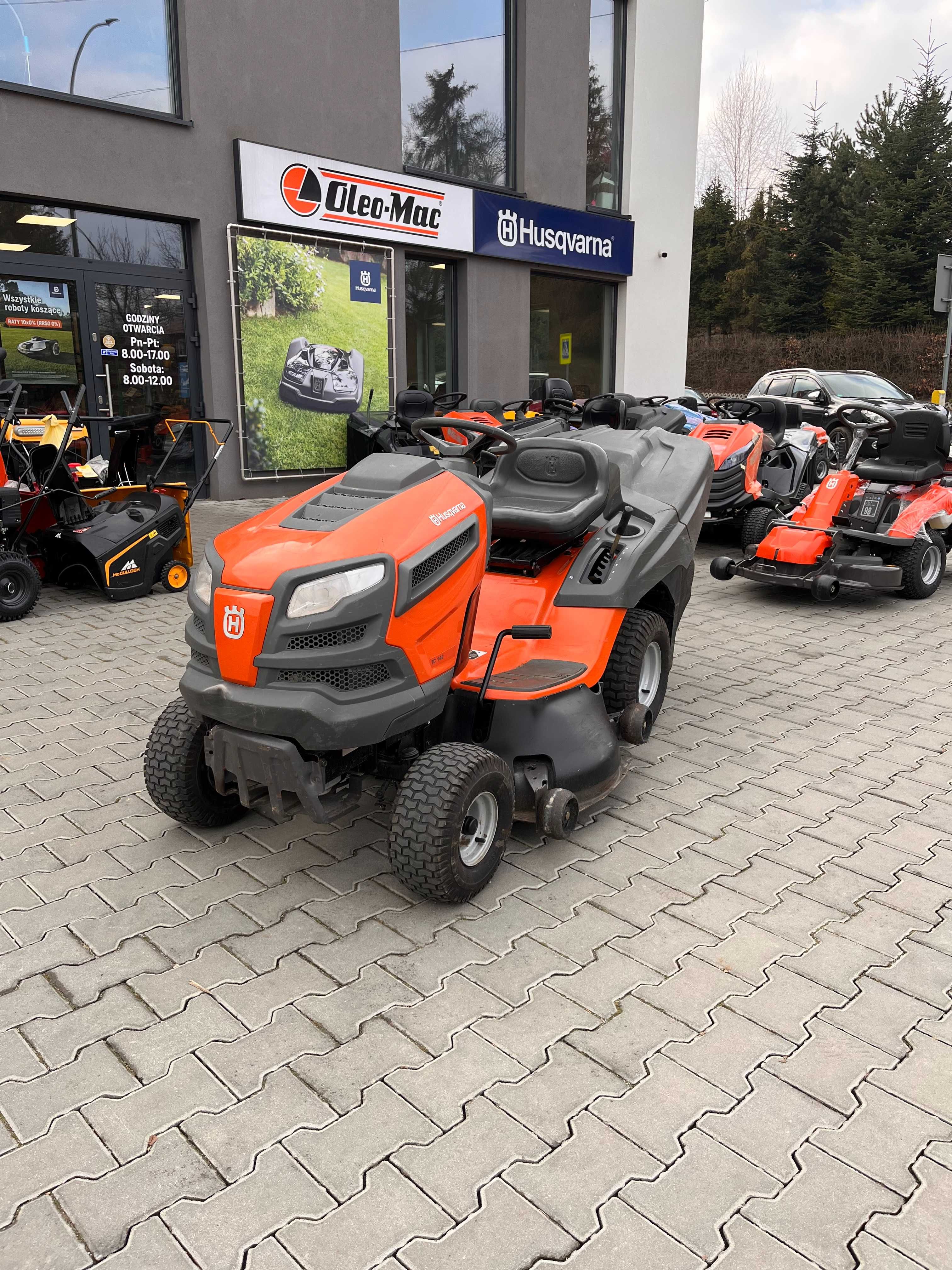 Traktor Husqvarna 20 KM Automat 2 cylindry V2 pompa Kosz RATY  !!