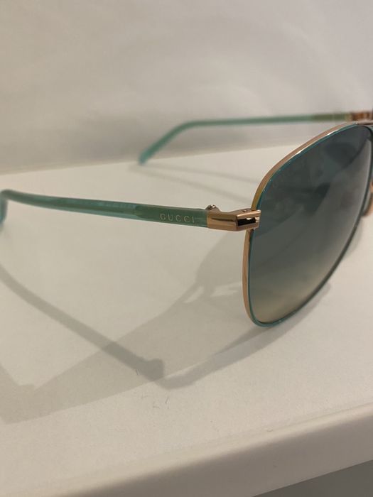 Отличный подарок! Оригинал очки Gucci Green Gold original
