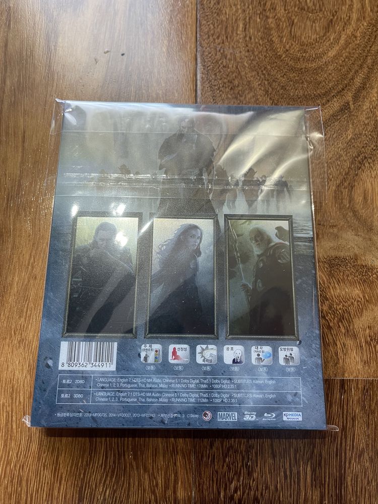 Thor the Dark World Steelbook Blu ray 3D + 2D