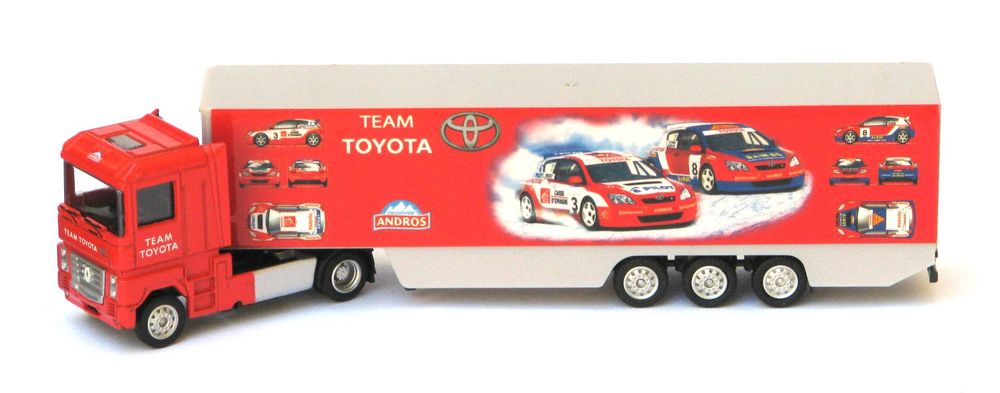 Renault Magnum Toyota Team 1/87 Majorette em blister
