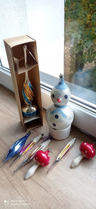 Ozdoby choinkowe PRL