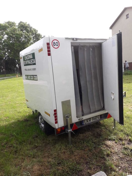 Chłodnia do wynajęcia komunia wesele chrzciny przyczepka catering