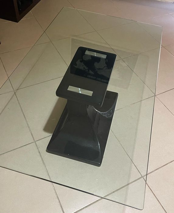 Mesa centro sala em vidro