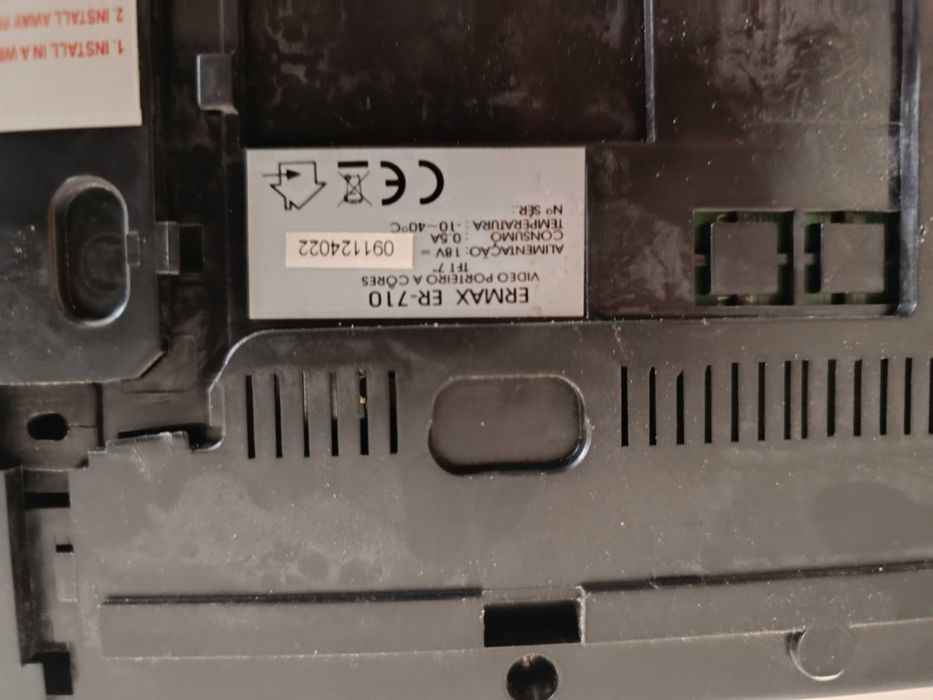 Video porteiro a cores