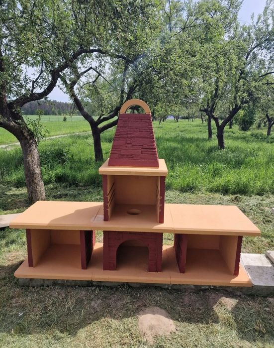 Ogromny grill 240cm wędzarnia duża