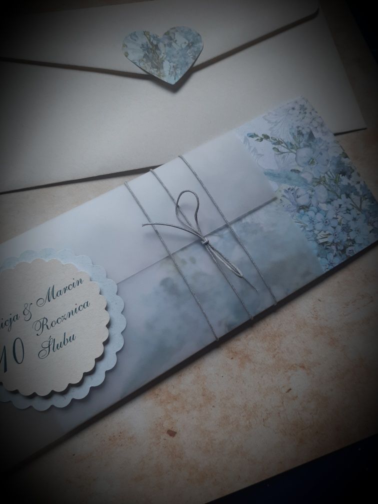 Kartka ślub, rocznica, ręcznie wykonana  personalizowana
