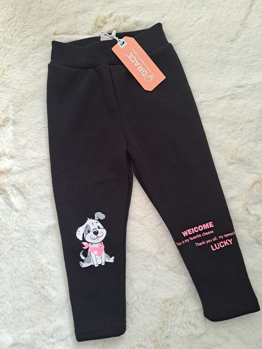 Spodnie ocieplane zimowe legginsy Nowe cieplutkie