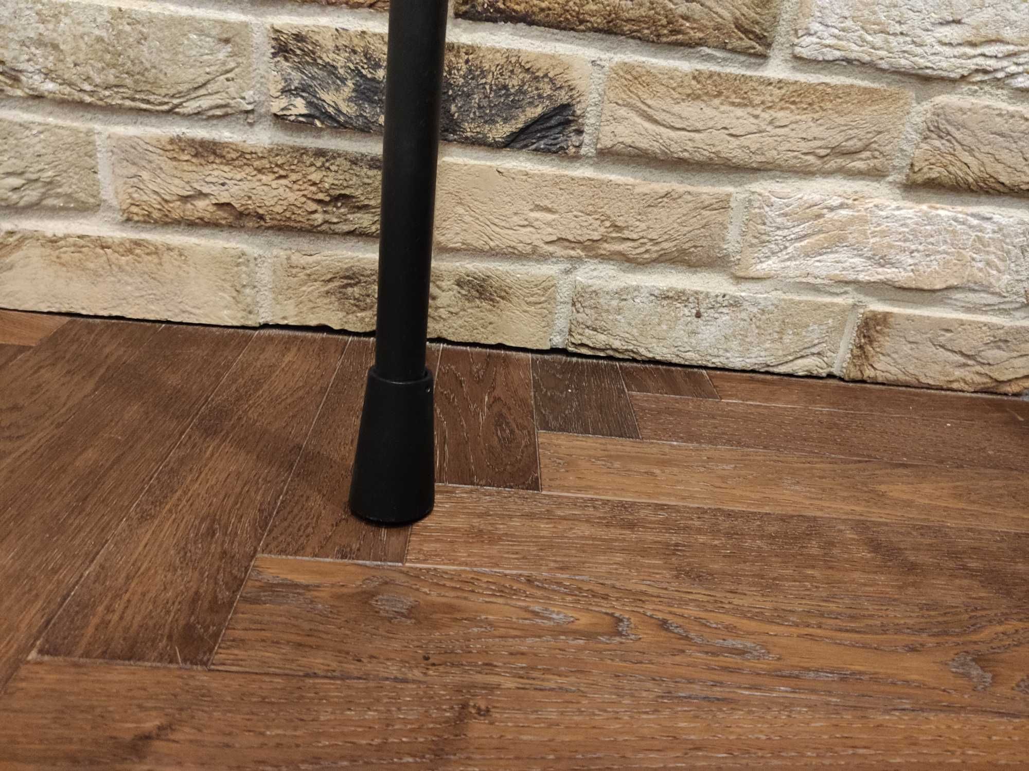 Leroy Merlin Inspire Karnisz 2 m czarny mat 25 mm + końcówka walec