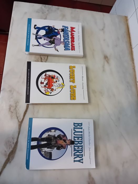 Conjunto de 3 Livros Clássicos da Banda Desenhada