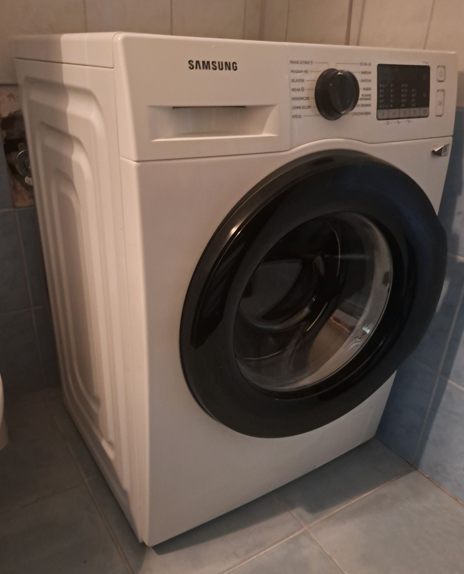 Pralka SAMSUNG Eco Bubble, biała, 7kg