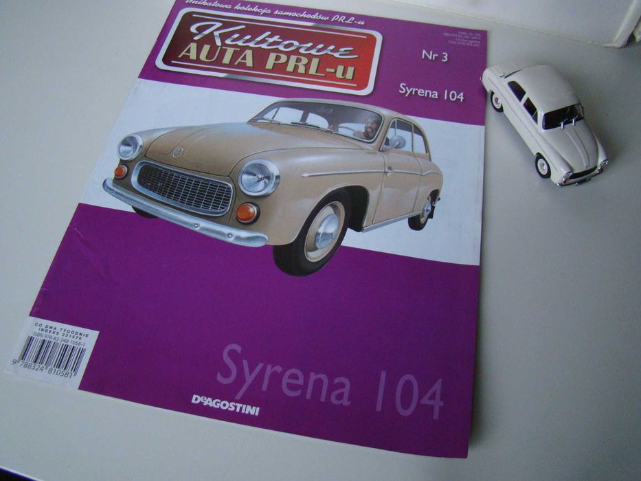 Kolekcja Kultowe Auta PRL DeAgostini zestaw 5 modeli z gazetkami