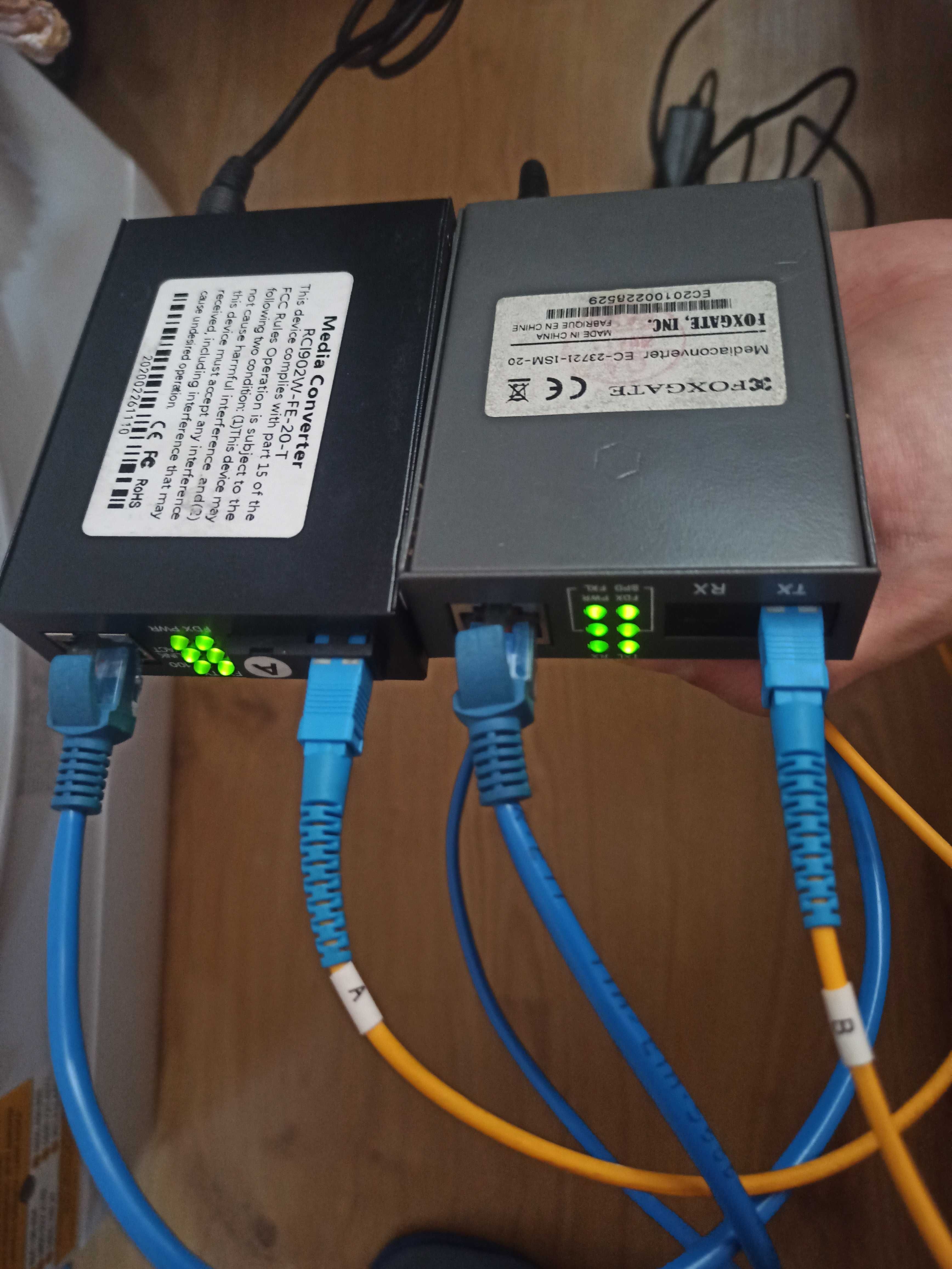 Медіаконвертер Foxgate 100Mb 20Km