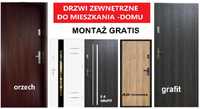 DRZWI z montażem do mieszkania -ZEWNĘTRZNE -wejściowe wewnątrzklatkowe