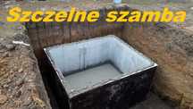 Szambo betonowe dwukomorowe o pojemności 2m3 - zbiornik szamba