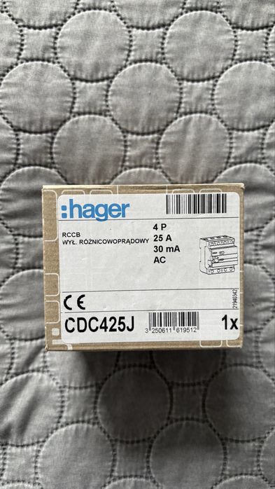 CDC425J wyłącznik Wyłącznik różnicowoprądowy 3P+N 25A 30mA