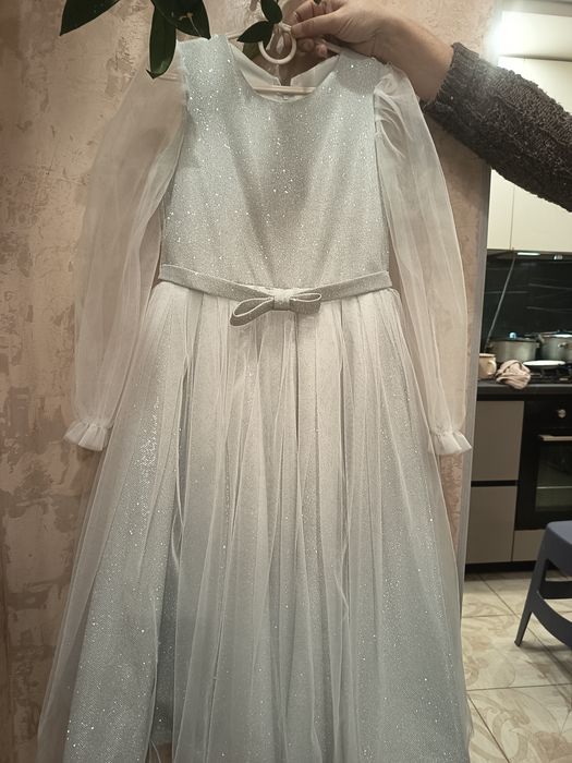 Плаття дитяче люрекс+шифон.