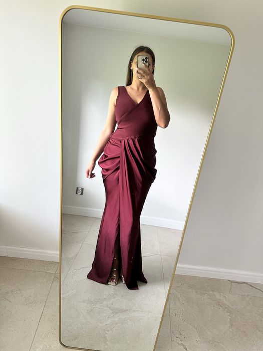 Długa sukienka ASOS rozmiar 42 wesele ślub impreza