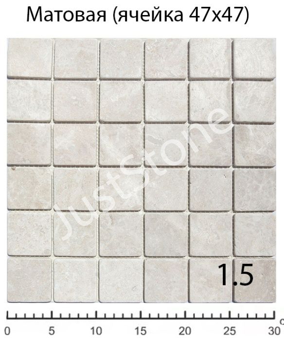 Мраморная мозаика Бело-серая, мрамор травертин плитка мозаичная