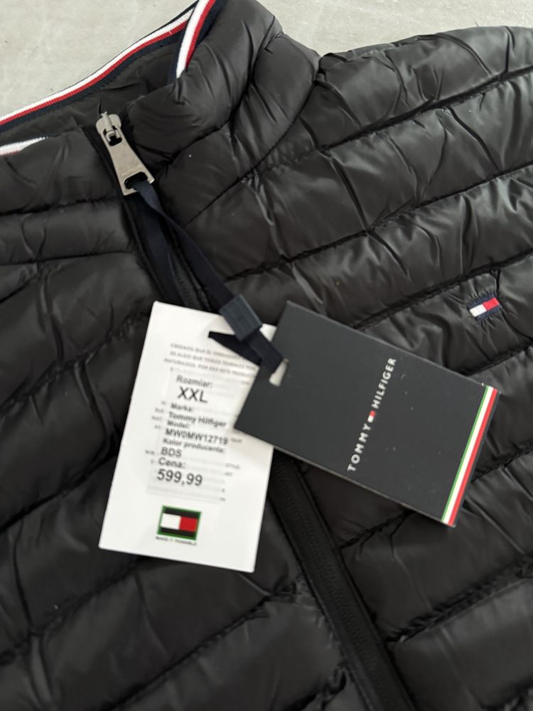 Czarny męski bezrękawnik Tommy Hilfiger r. XXL
