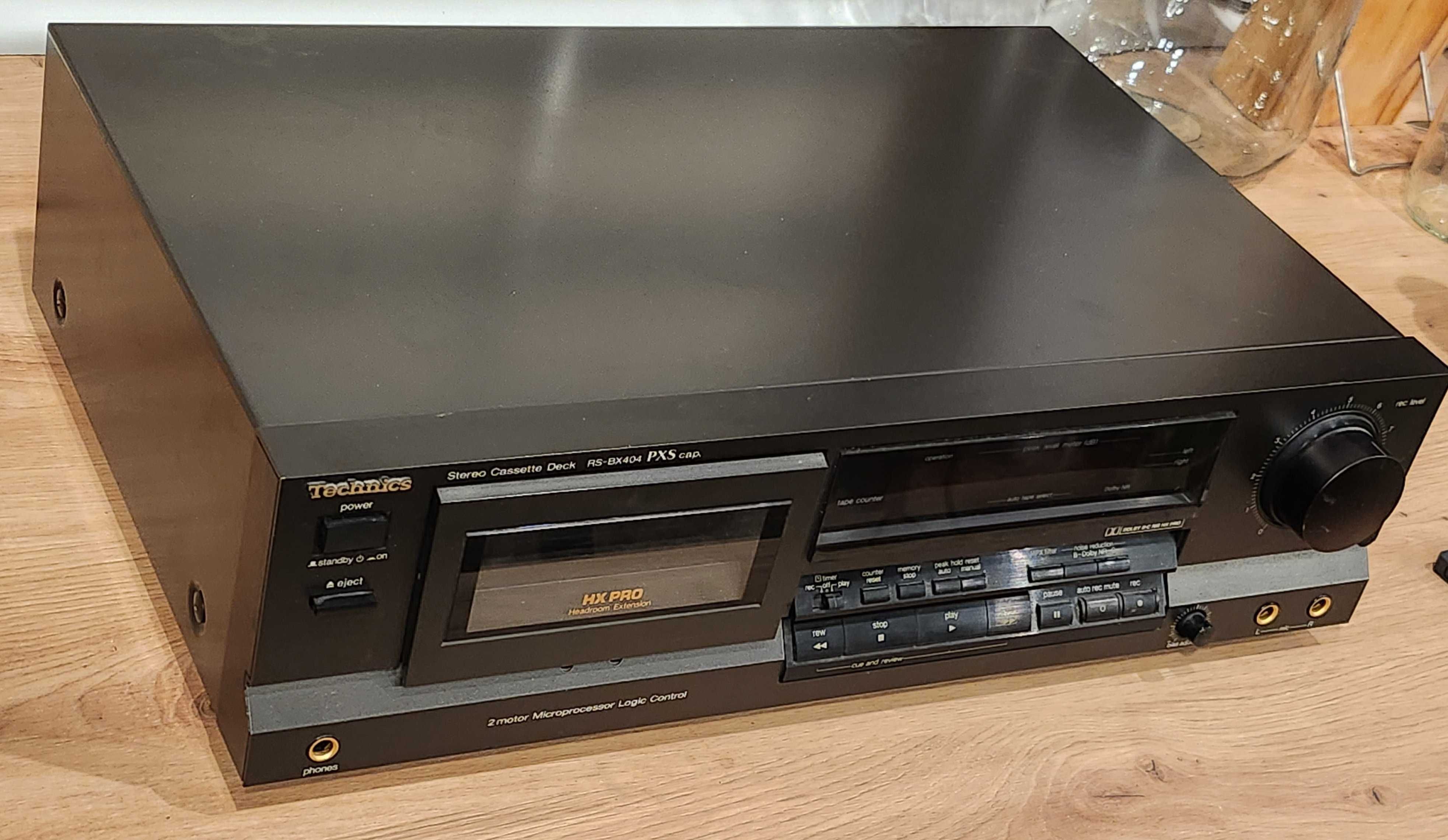 Magnetofon kasetowy Technics RS-BX404  PXS  Cap - pierwszy właściciel