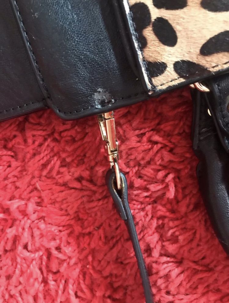 Torebka w panterkę Zara Basic
