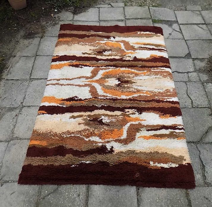 Dywan włochacz PRL Kietrz