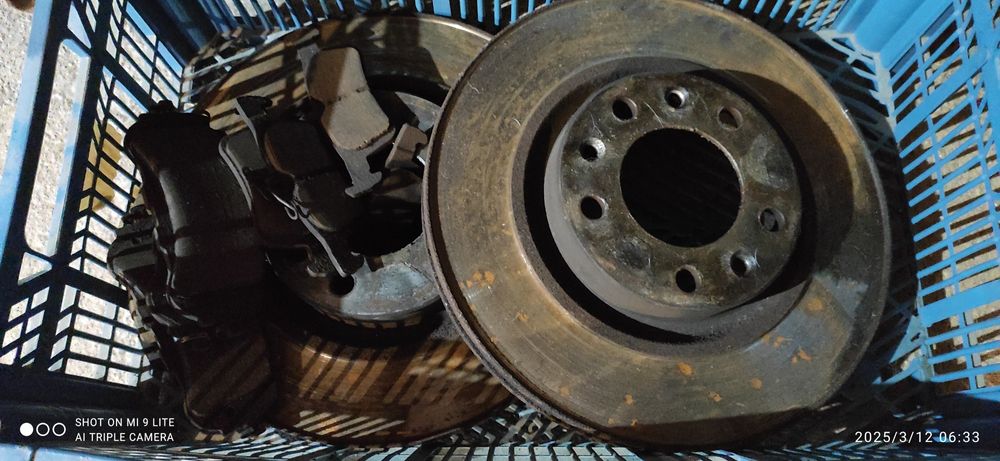 Discos e pastilhas usados