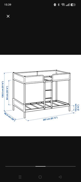 Beliche ikea com colchões