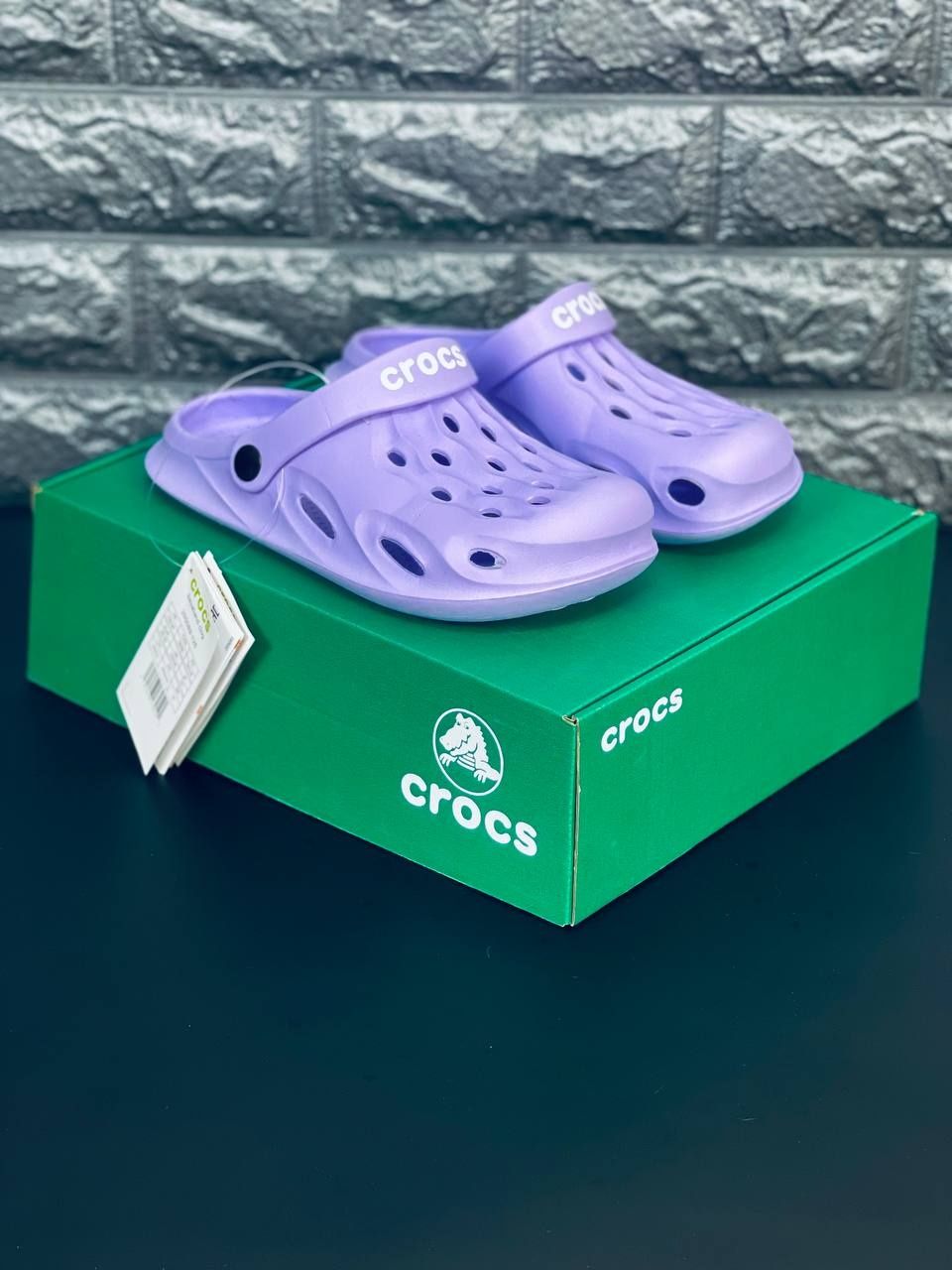 ЖЕНСКИЕ кроксы Crocs фиолетовые шлёпанцы Крокс 36-41