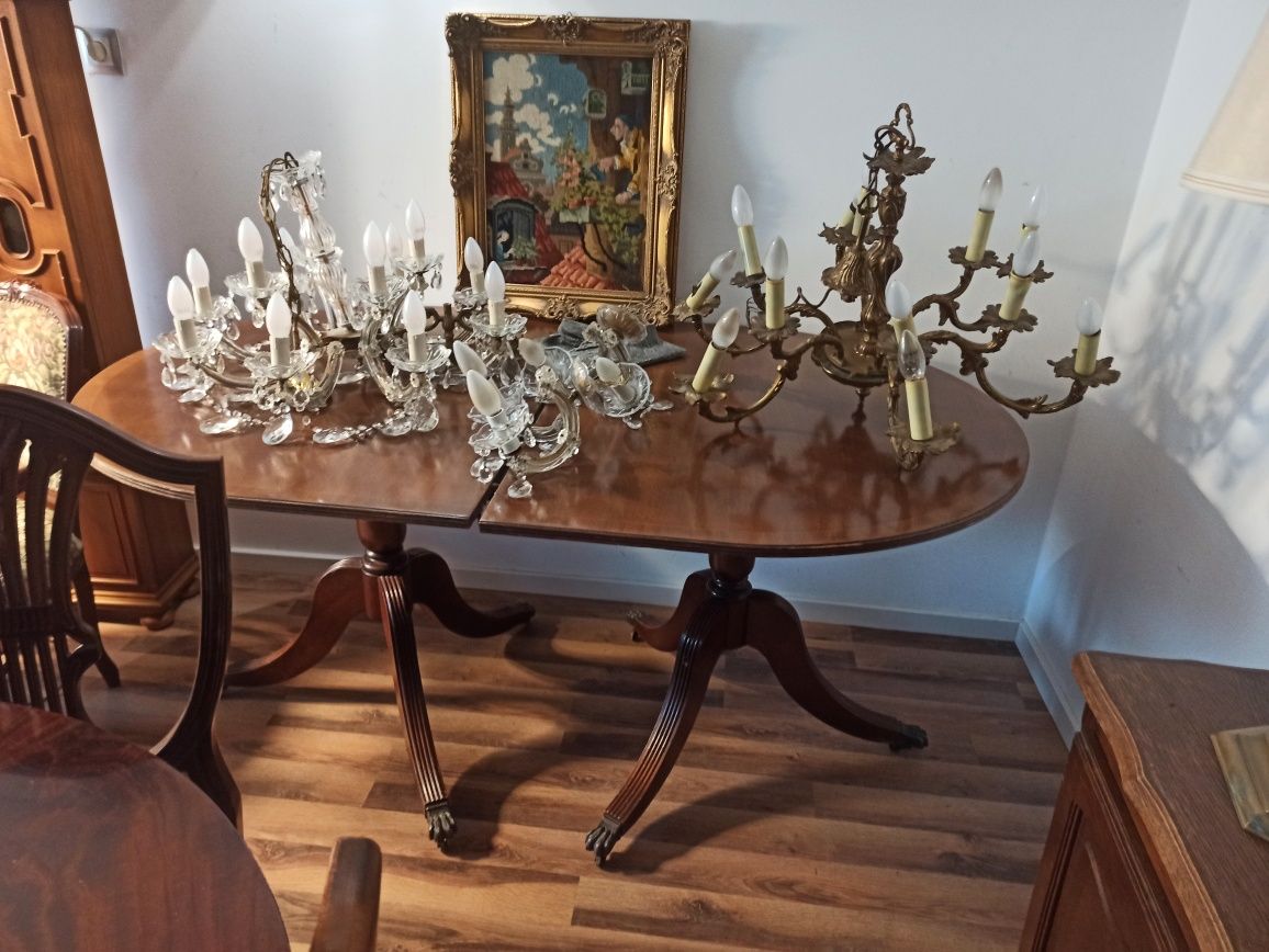 Stół rozkłdany na kółkach vintage