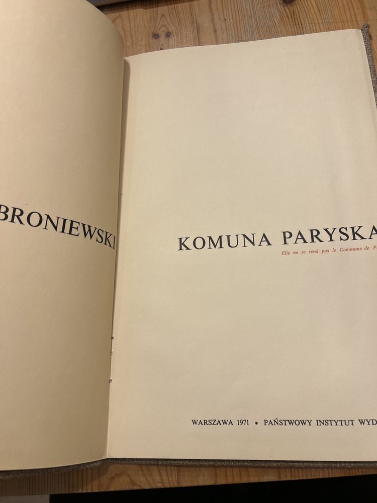 Broniewski Komuna paryska
