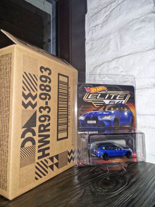Hot wheels bmw m3 touring elite 64 + portector oryginalne pudełko