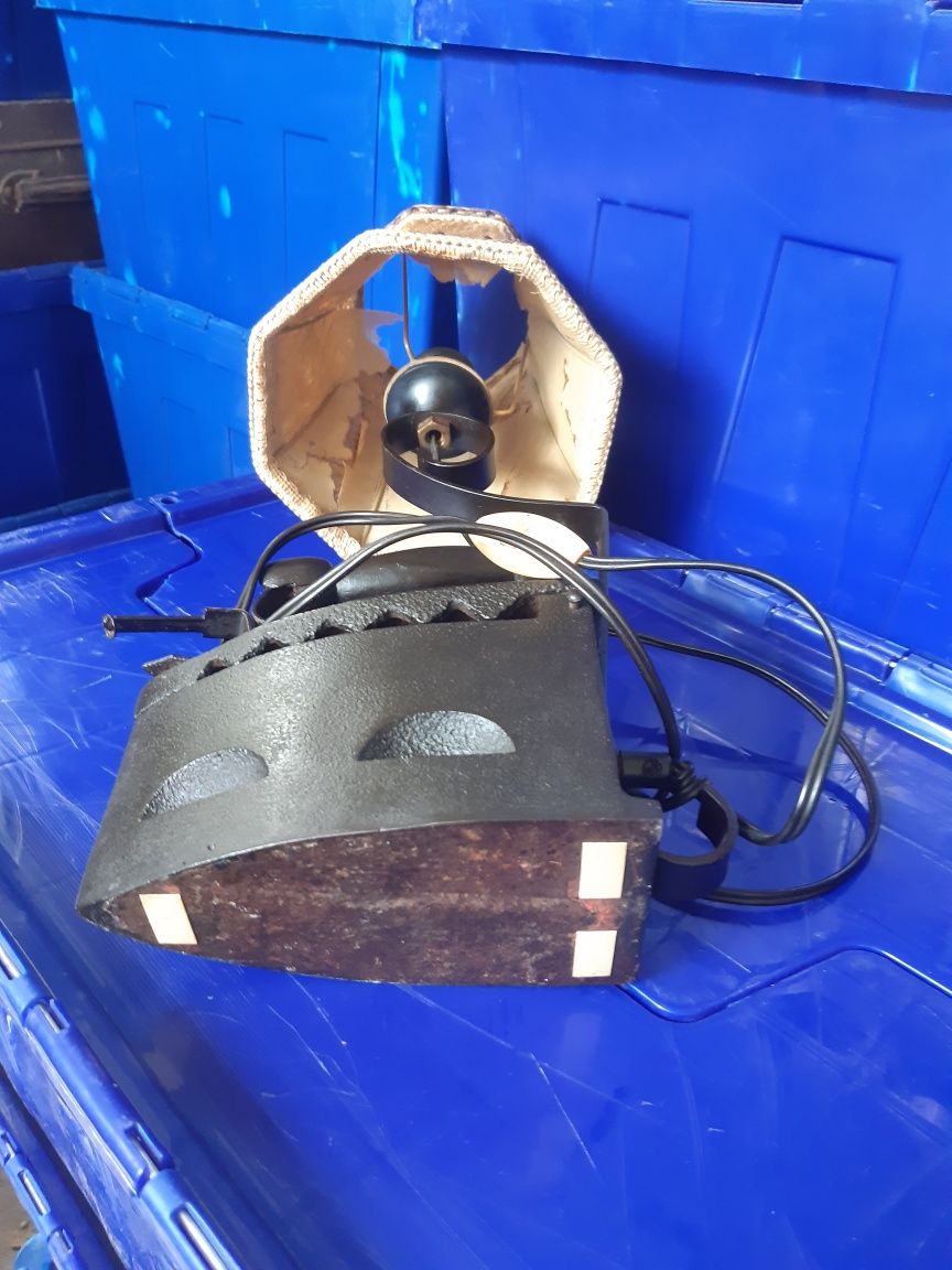 Lampka nocna że starego żelazka wys 50 cm