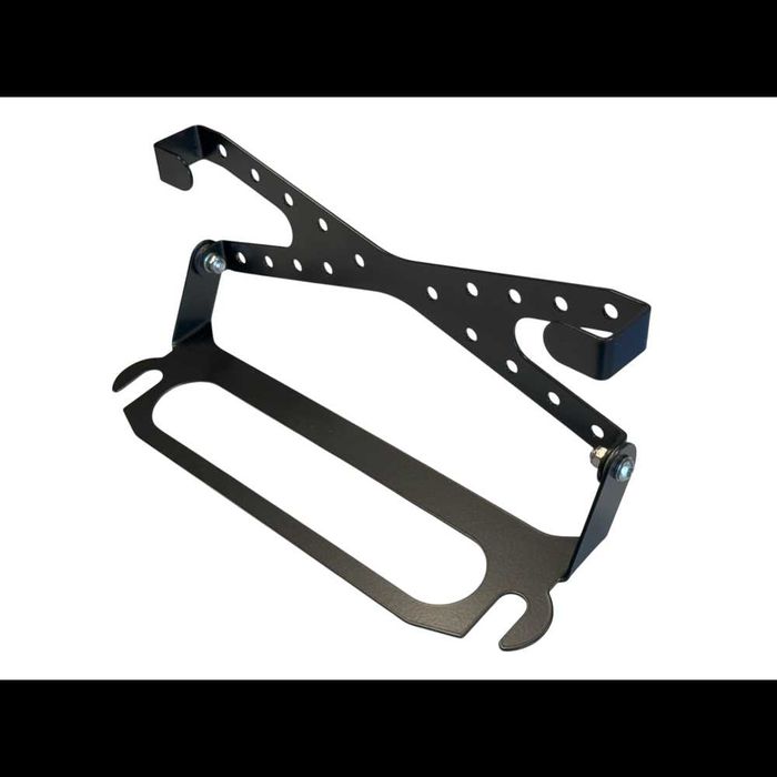 Uchylna ramka mocowanie tablicy rejestracyjnej pod ślizg wyciągarki