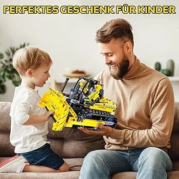 HOGOKIDS Robot 2w1 Buldożer, 730 Sztuk, Zdalnie Sterowany"