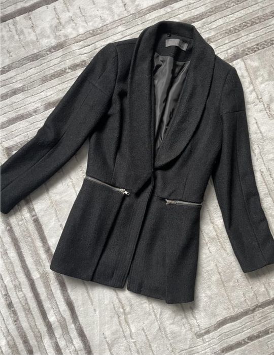 Чорний піджак zara фактурний розмір s