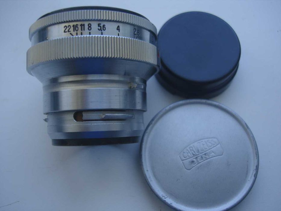 Обьектив Carl Zeiss Jena Sonnar T 5cm F/2 CONTAX RF.