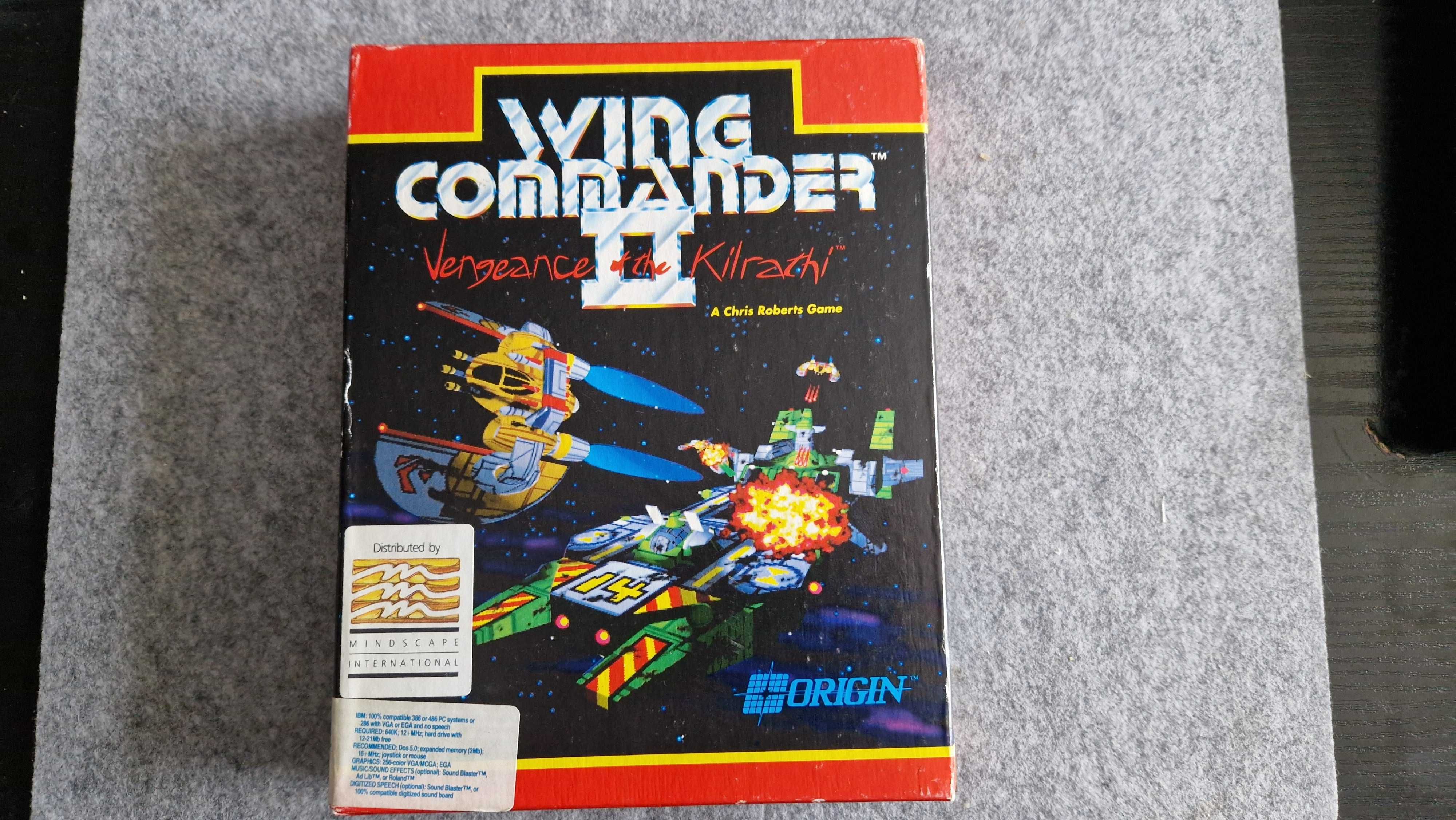 PC box Wing commander II vengeance of the Kilrathi