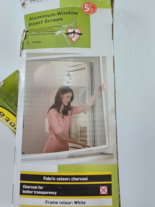 Moskitiera aluminiowa rama 114x94