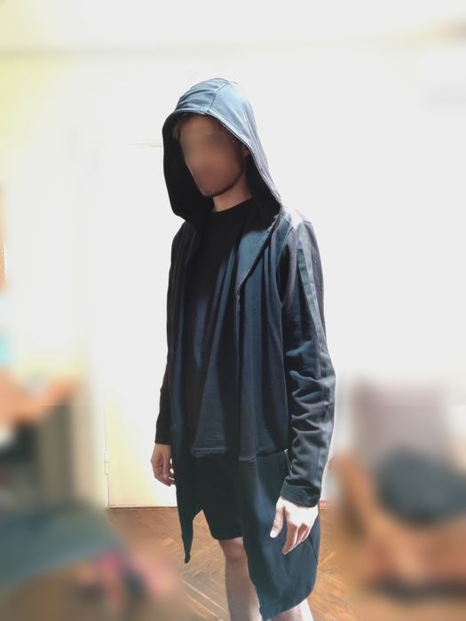 Накидка / Мантия Reserved мужская / Плащ L/XL / Кардиган с капюшоном