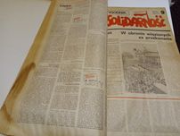 Gazeta Solidarność oprawione numery od 1 do 37