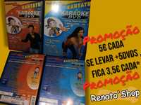 DVDs • Kit Karaoke da Música Portuguesa & Estrangeira. PROMOÇÃO.