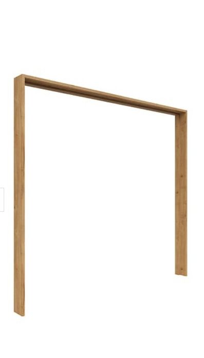 Szafa przesuwna Maio 240 cm dąb waterford/dąb czarny z listwą maskując