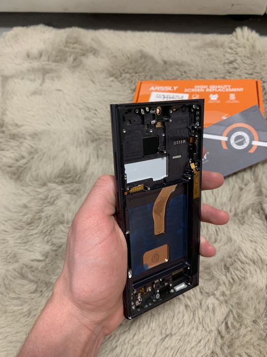 ЗНИЖКА!!! Дисплей Samsung Galaxy S22 Ultra 5G  з рамкою (екран + тач)