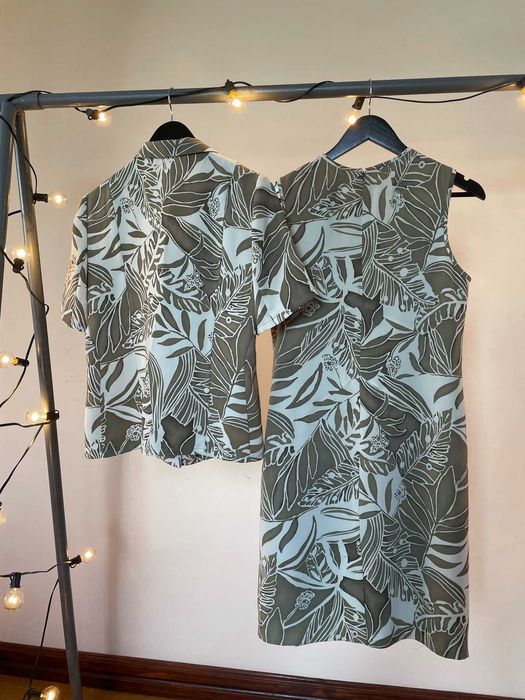 Костюм нарядний піджак сукня L 48