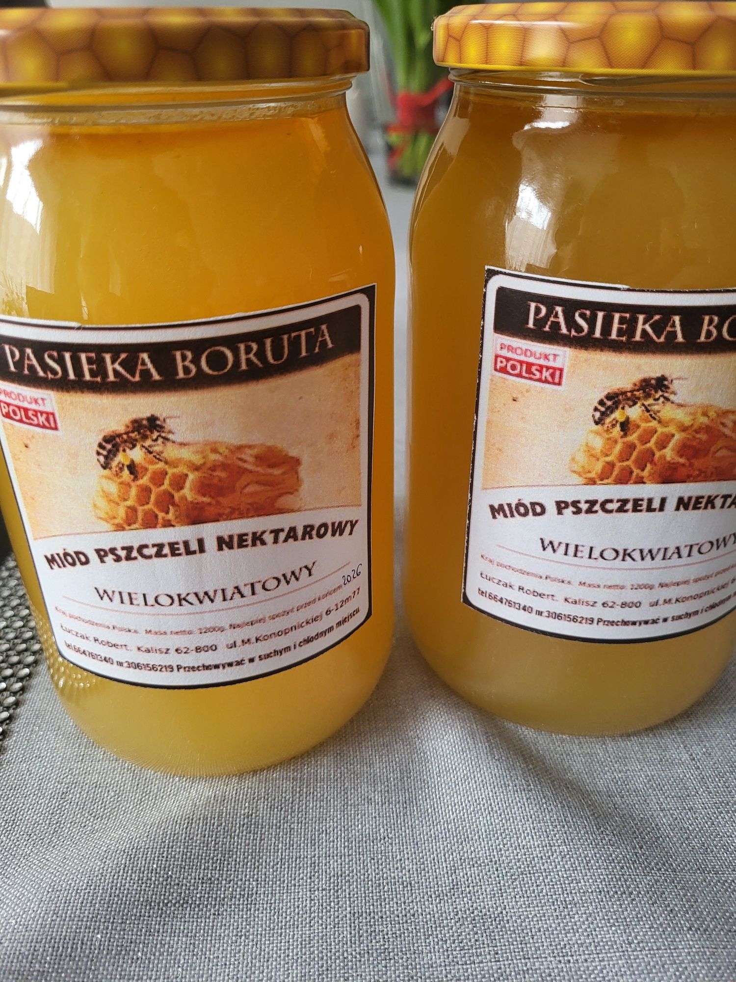 Miód WIELOKWIATOWY z własnej pasieki.
